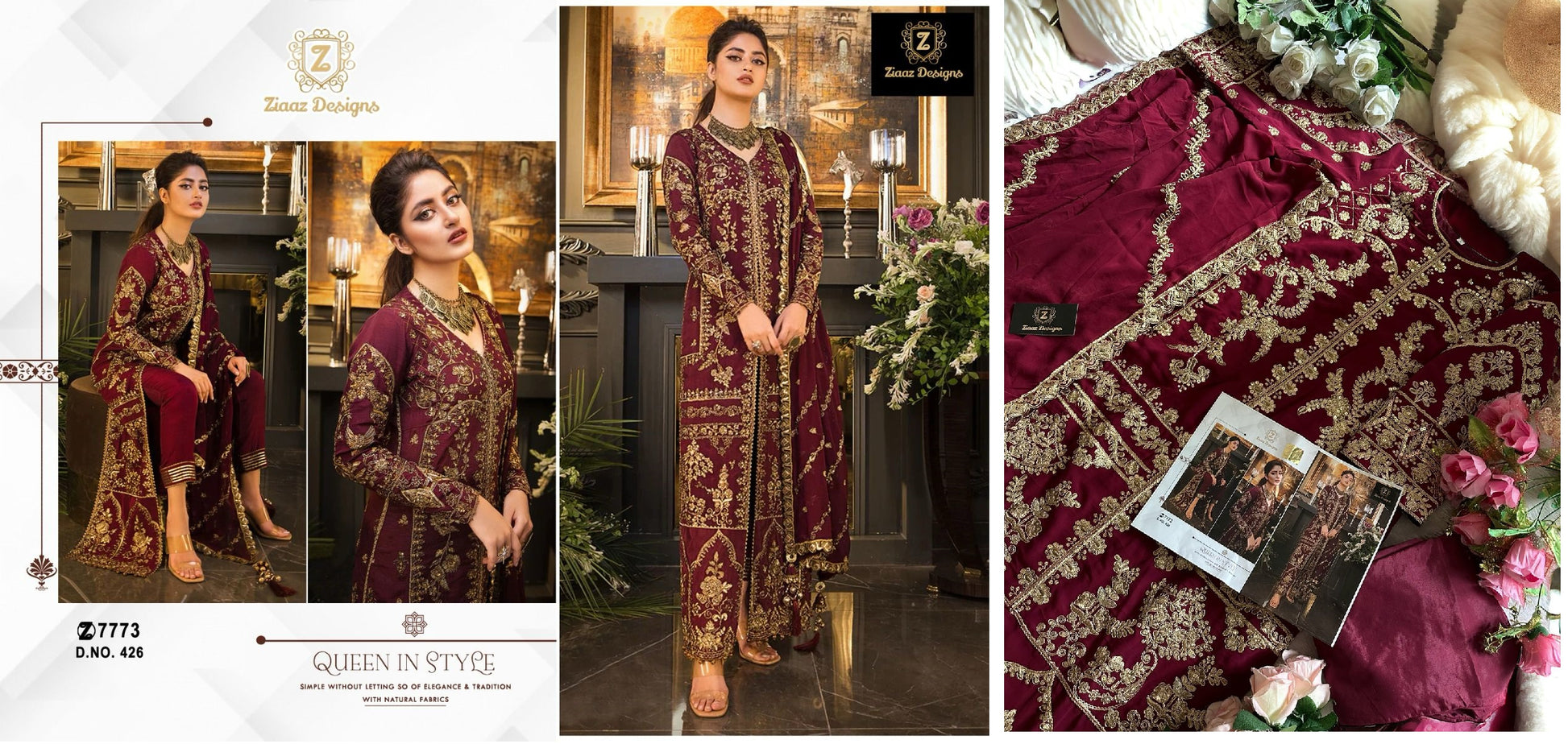 426 Ziaaz Designs Pakistani Salwar Suits