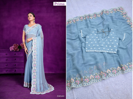 602 Prima Sarees