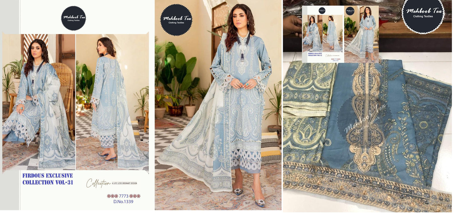 1339 Mehboob Tex Pakistani Salwar Suits