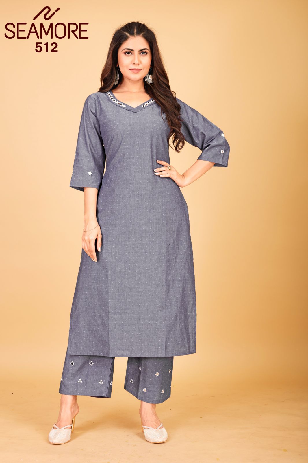 512 Gangotri Seamore Kurti Pant Set
