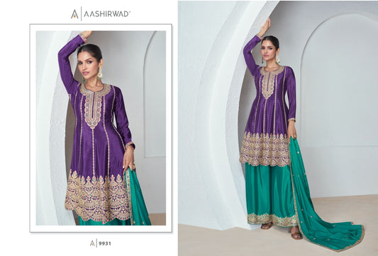 9931 Noura Aashirwad Creation Readymade Suits