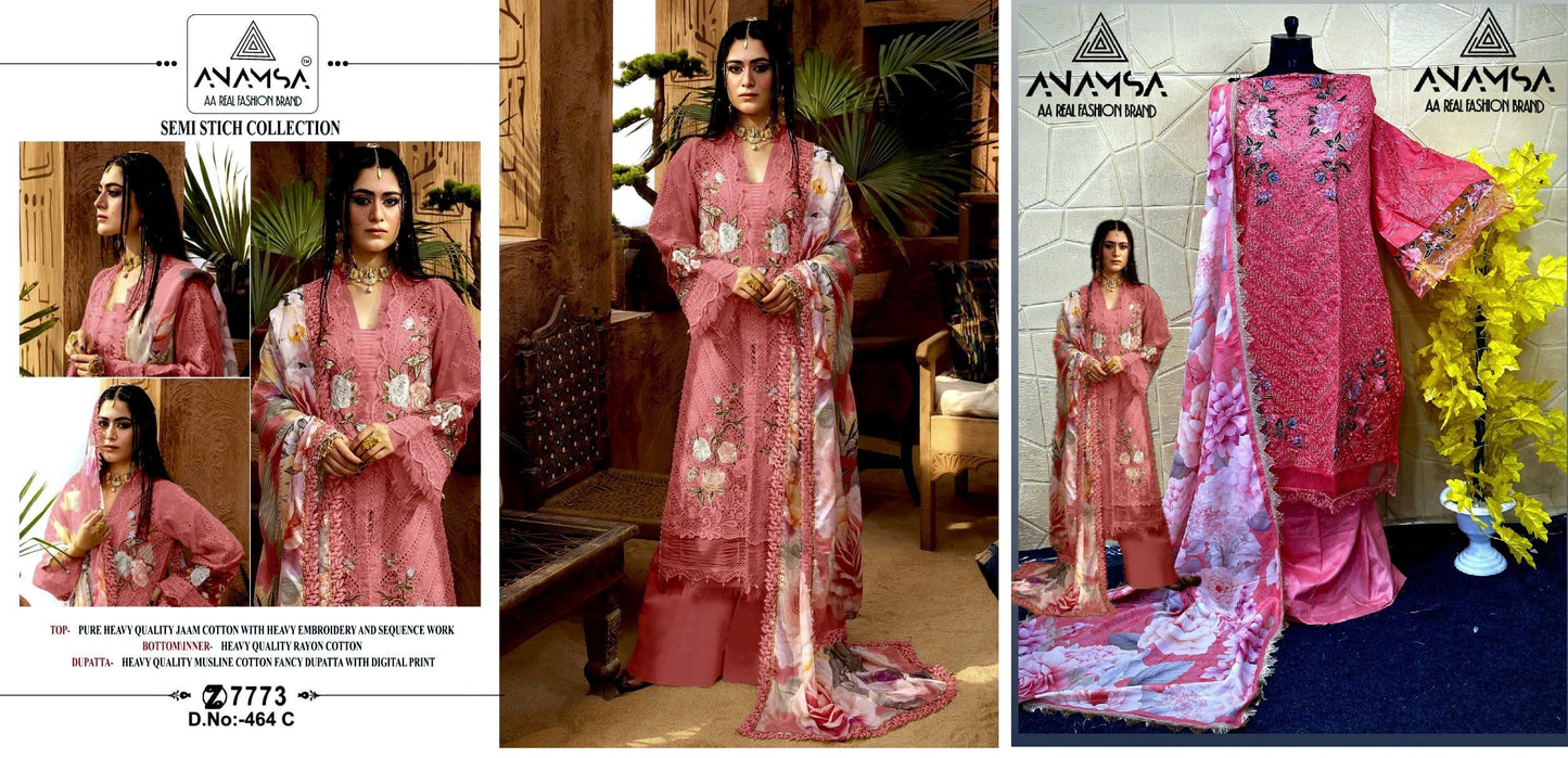 464C Anamsa Pakistani Salwar Suits