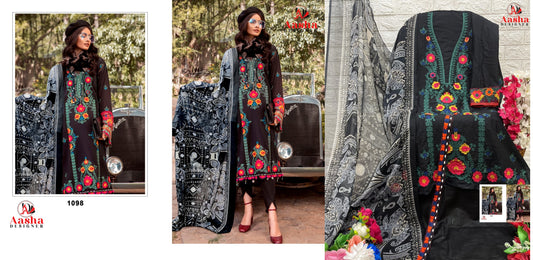 1098 Aasha Designer Pakistani Salwar Suits