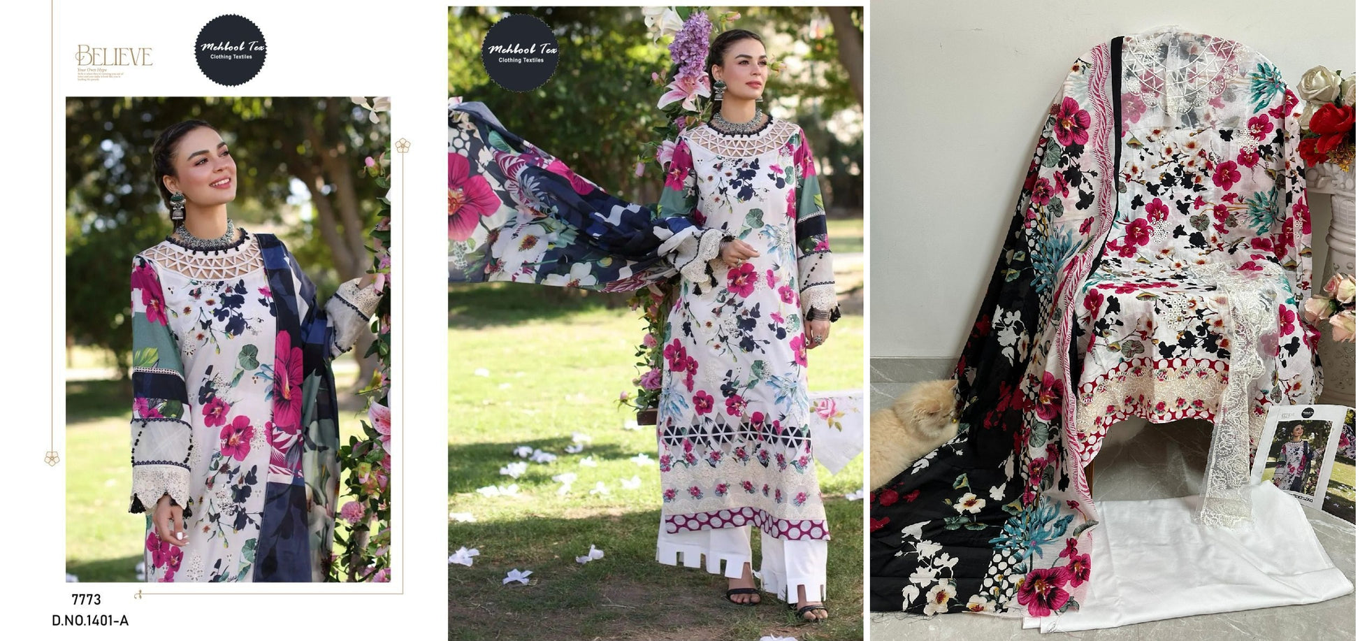 1401A Mehboob Tex Pakistani Salwar Suits