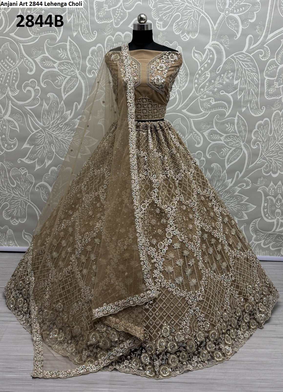 2844B Anjani Art Heavy Net Lehenga Choli