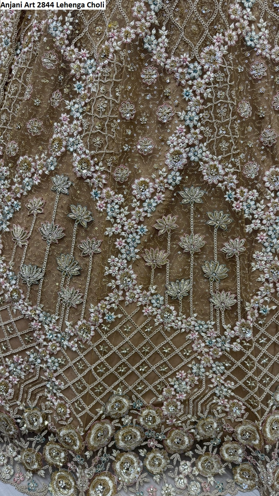 2844B Anjani Art Heavy Net Lehenga Choli