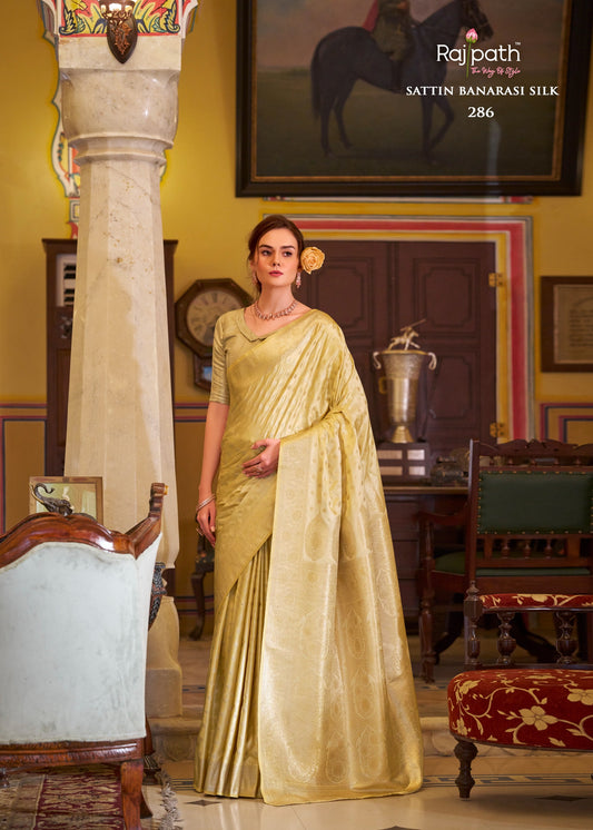 286 Shella Diamond Rajpath Banrasi Silk Sarees
