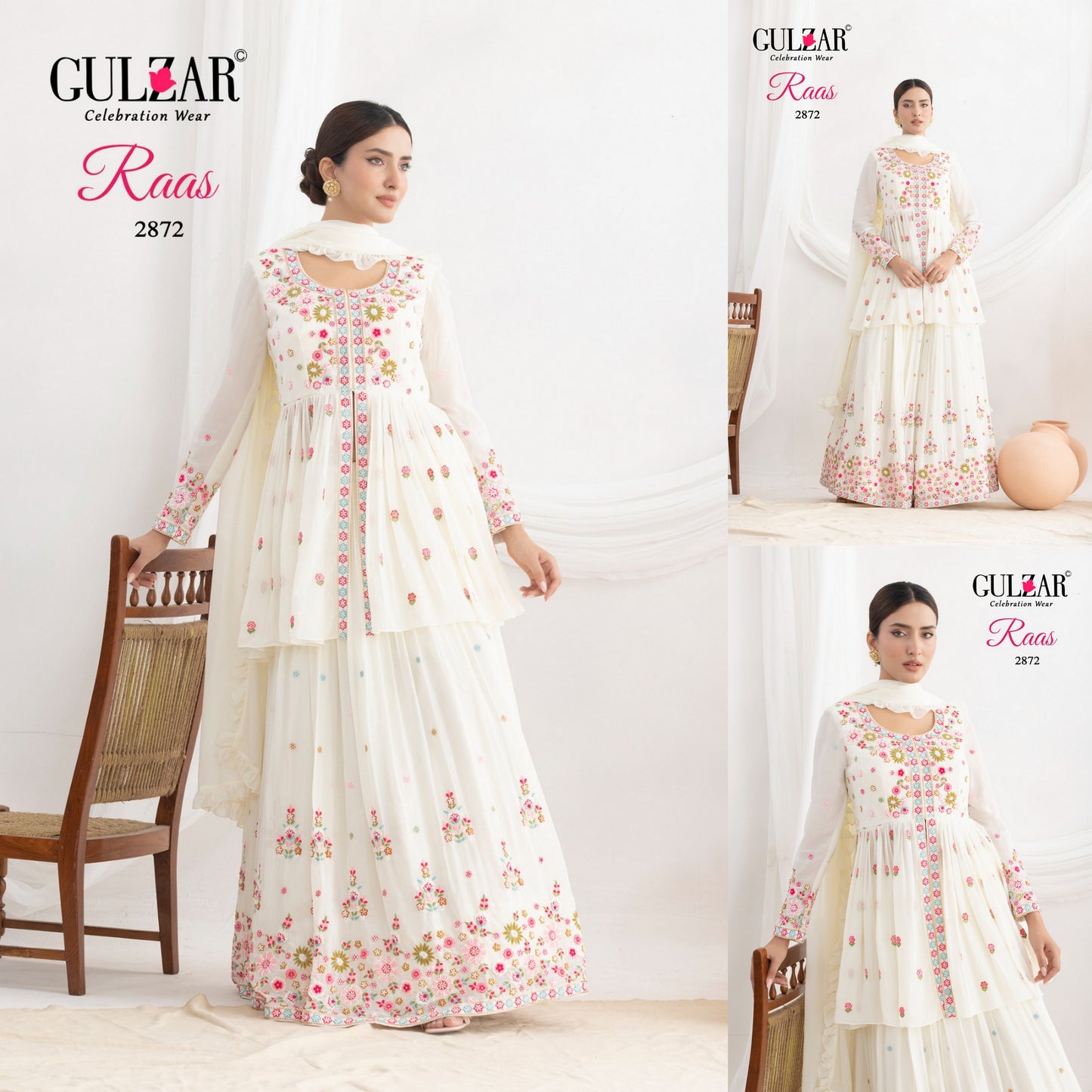 2872 Raas Gulzar Georgette Readymade Lehenga Choli