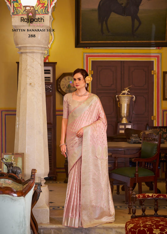 288 Shella Diamond Rajpath Banrasi Silk Sarees