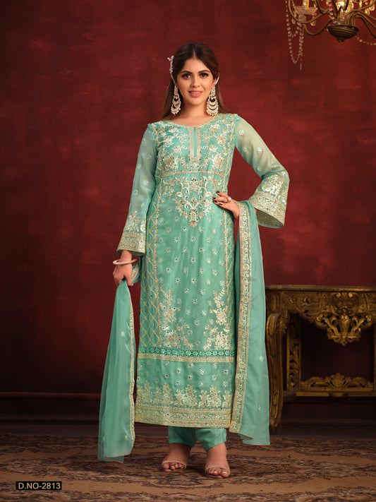2813 Vol 28 Twisha Unstitched Suits