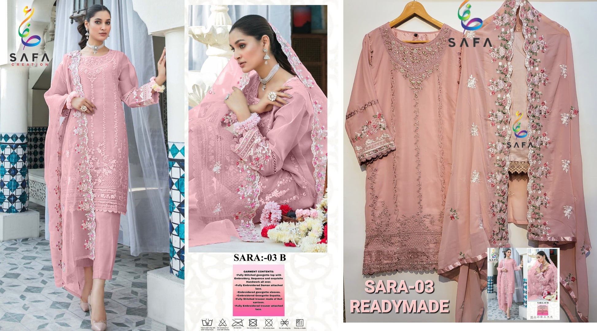 03B Sara Safa Creation Pakistani Readymade Suits