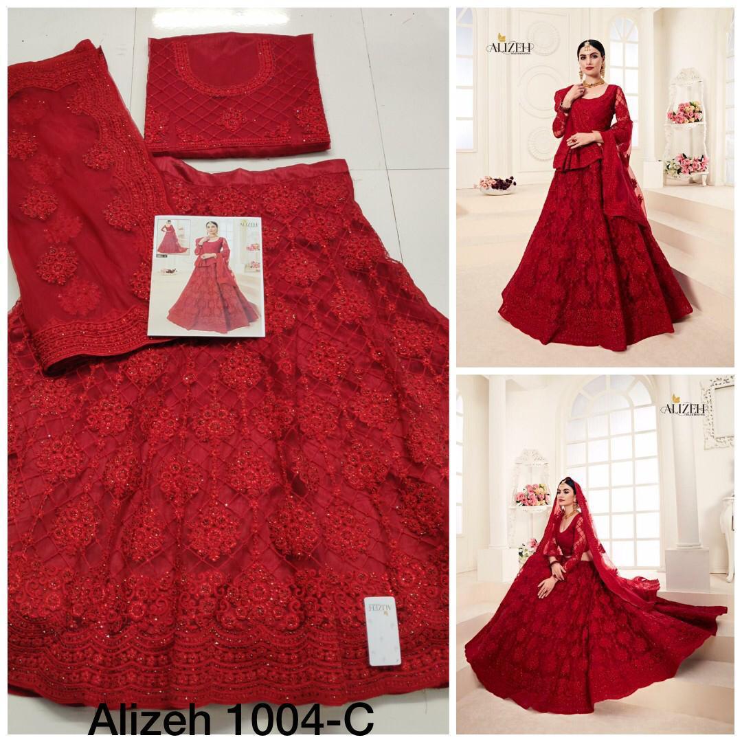1004C Bridal Heritage Colour Saga Alizeh Lehenga Choli