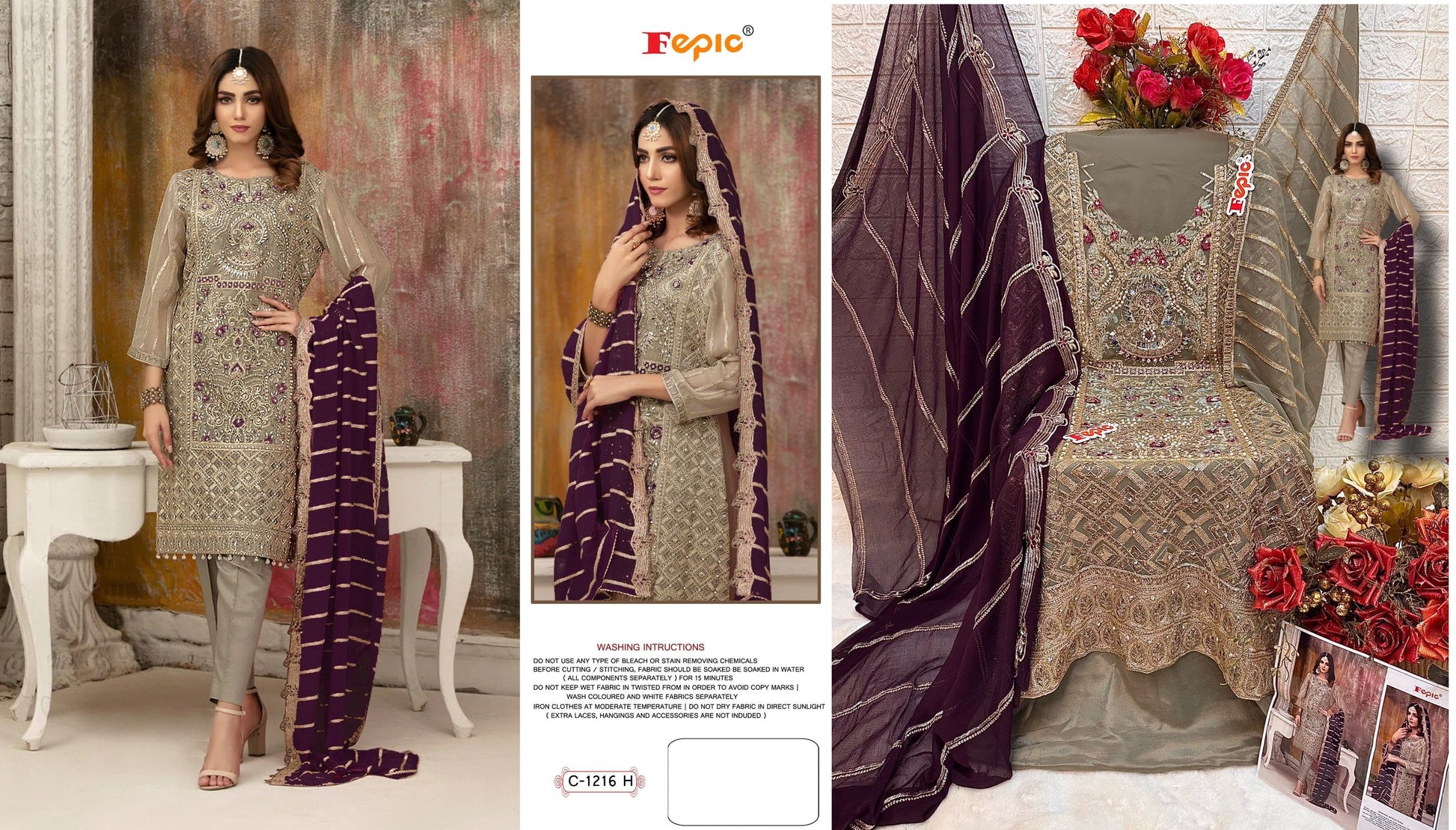 1216H Fepic Pakistani Salwar Suits