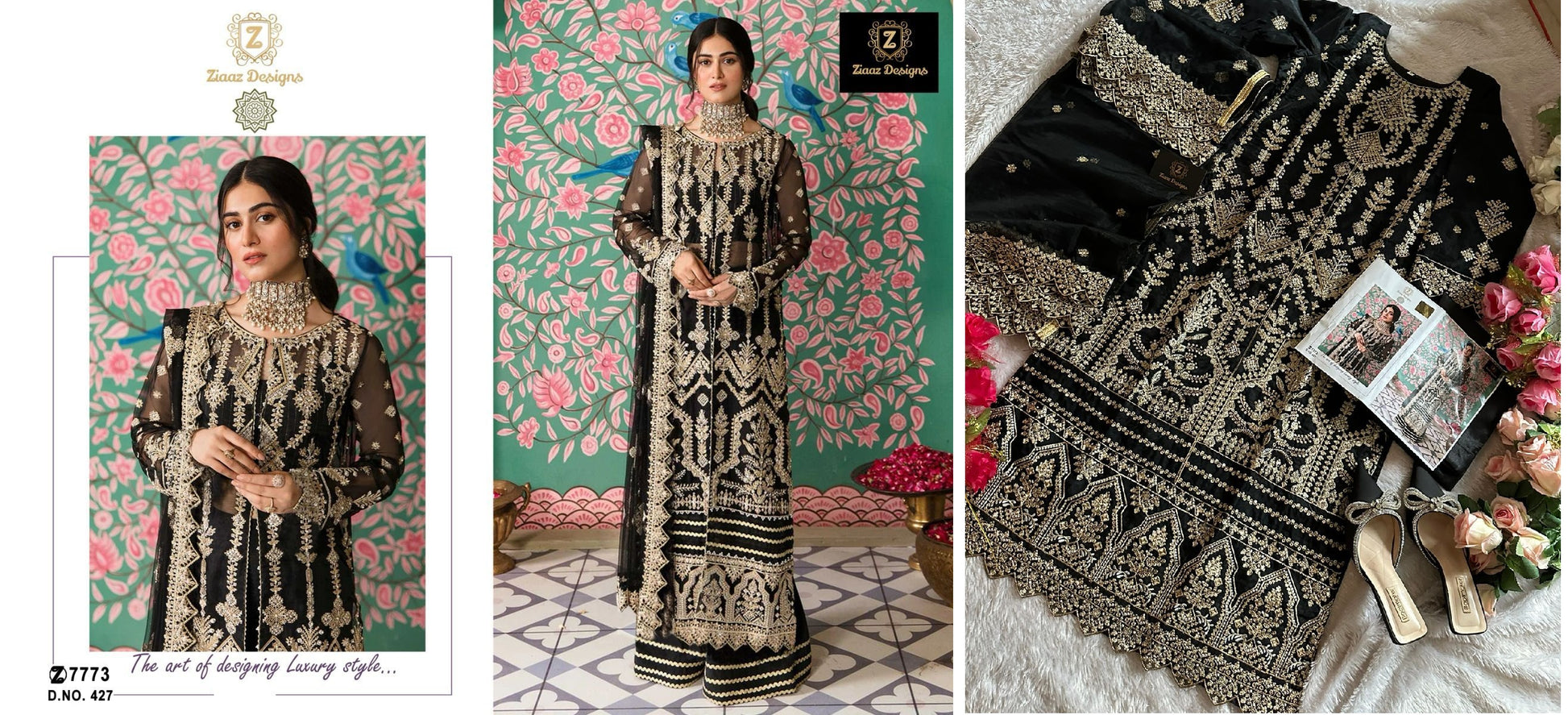 427 Ziaaz Designs Pakistani Salwar Suits