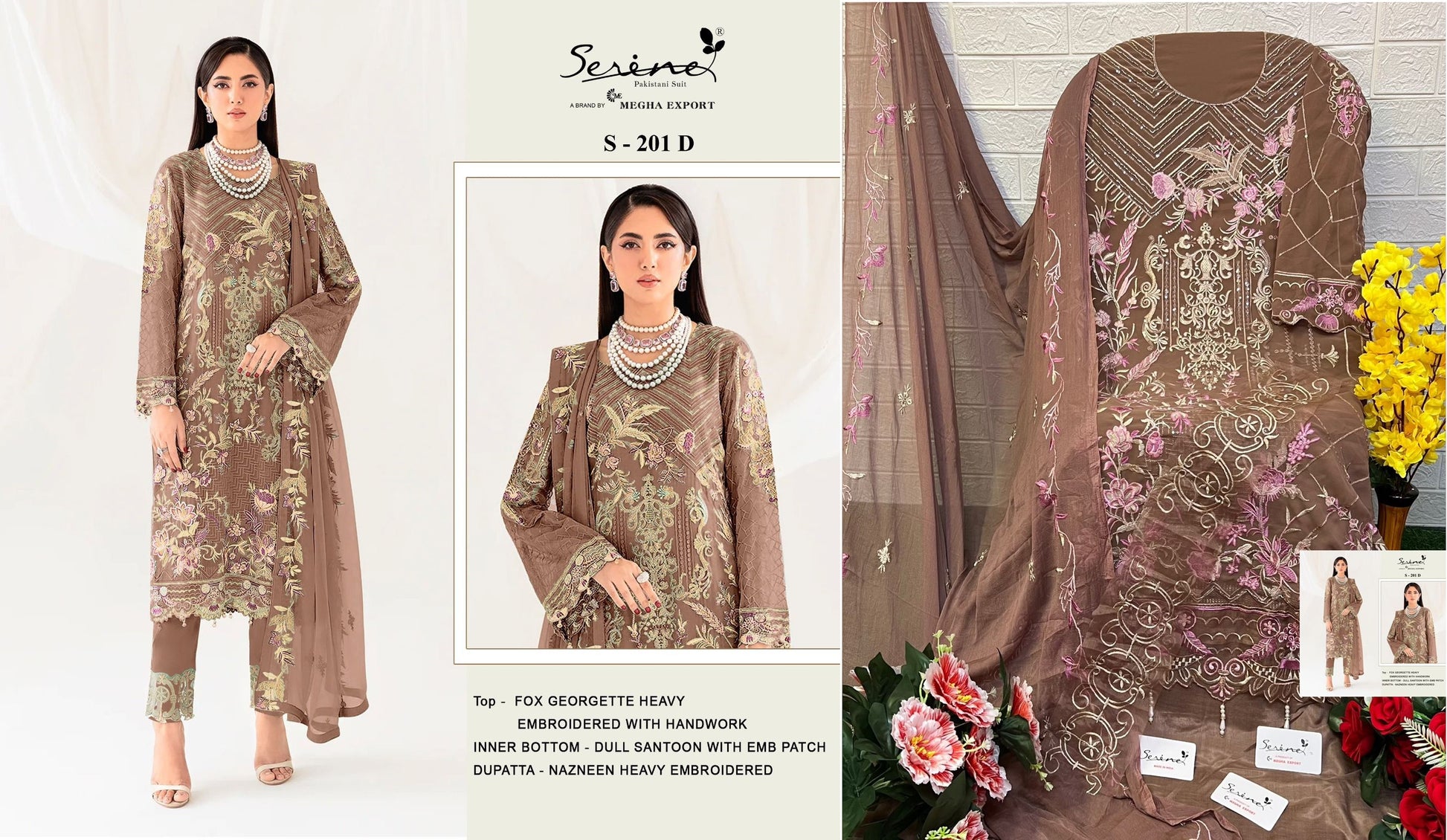 201D Serine Pakistani Salwar Suits