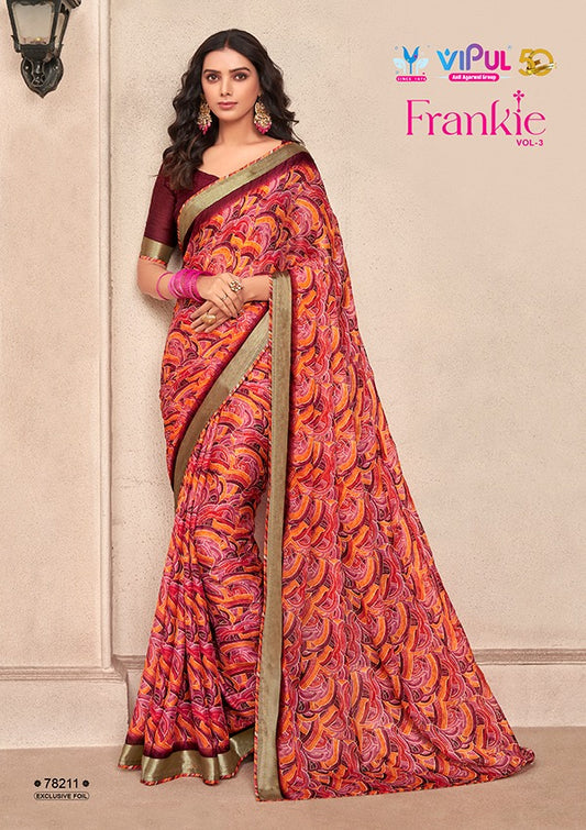 78211 Frankie Vol 3 Vipul Sarees