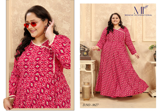 8627 Plus Size Vol 2 Moksh One Piece