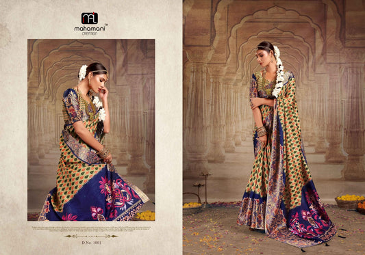 1001 Rashmika Mahamani Creation Sarees
