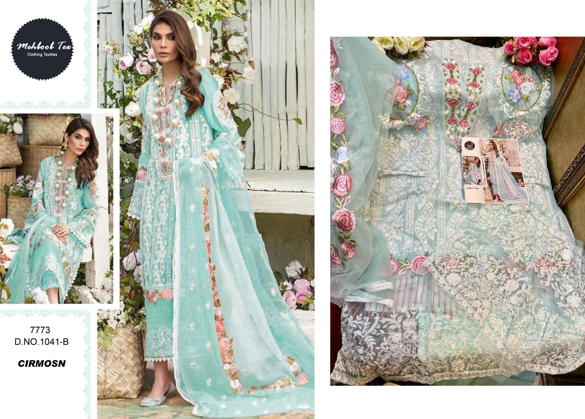 1041B Mehboob Tex Pakistani Salwar Suits