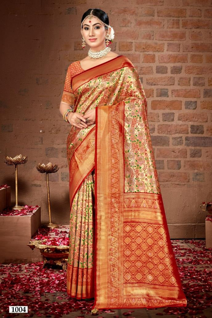 1004 Sheela Vol 32 Bunawat Sarees
