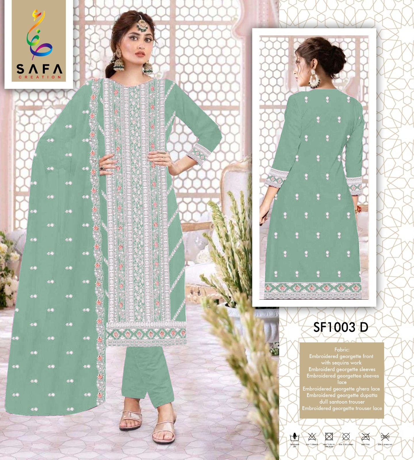 1003D Safa Creation Pakistani Salwar Suits