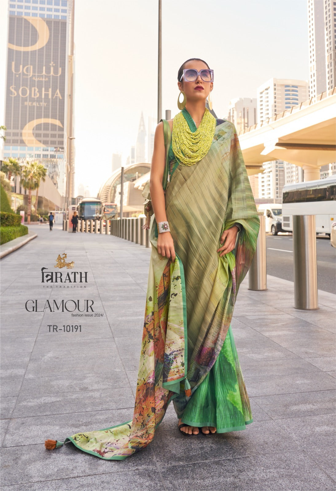 10191 Glamour Trirath Sarees