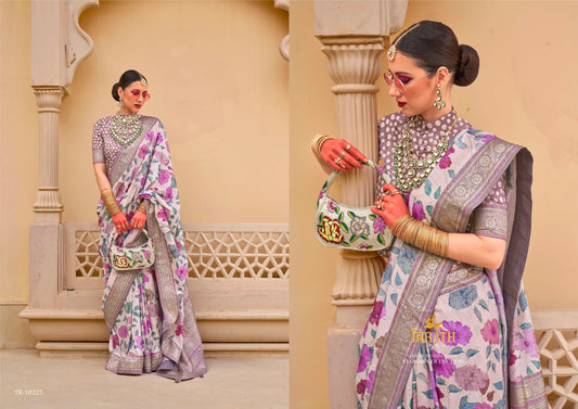 10225 Pushpvatika Trirath Sarees