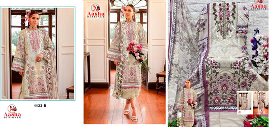 1123B Queen Court Vol 9 Aasha Designer Pakistani Salwar Suits