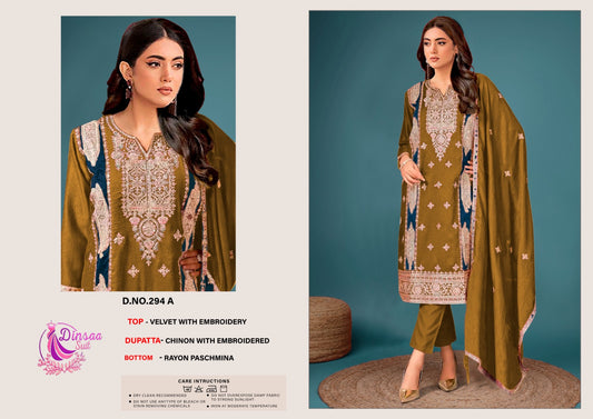 294A Dinsaa Suit Pakistani Salwar Suits
