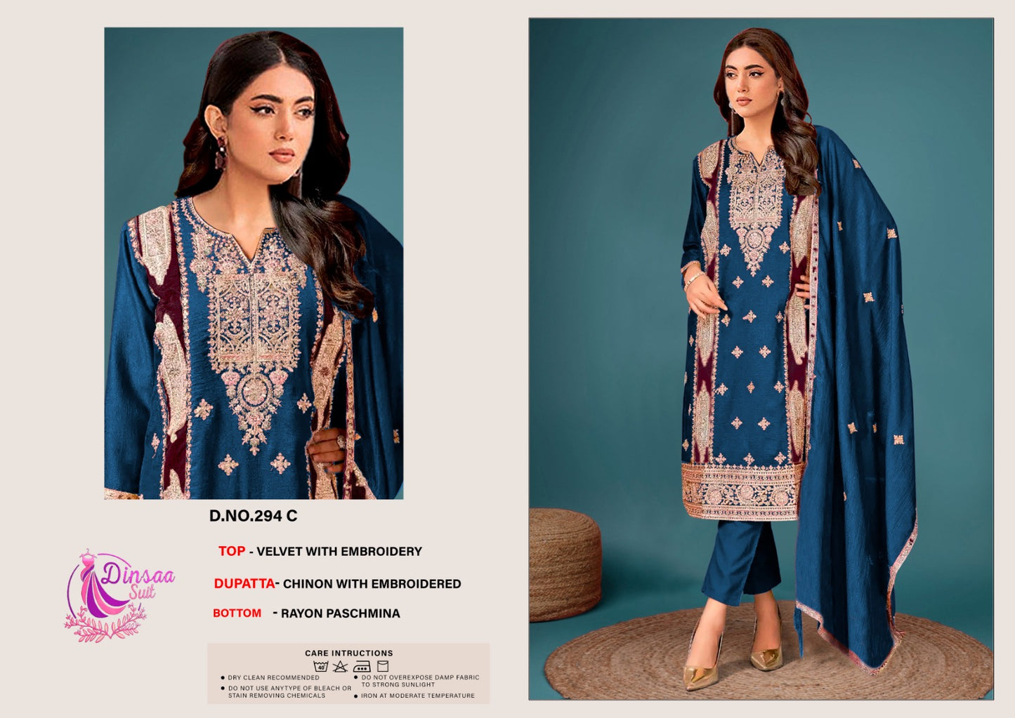 294C Dinsaa Suit Pakistani Salwar Suits