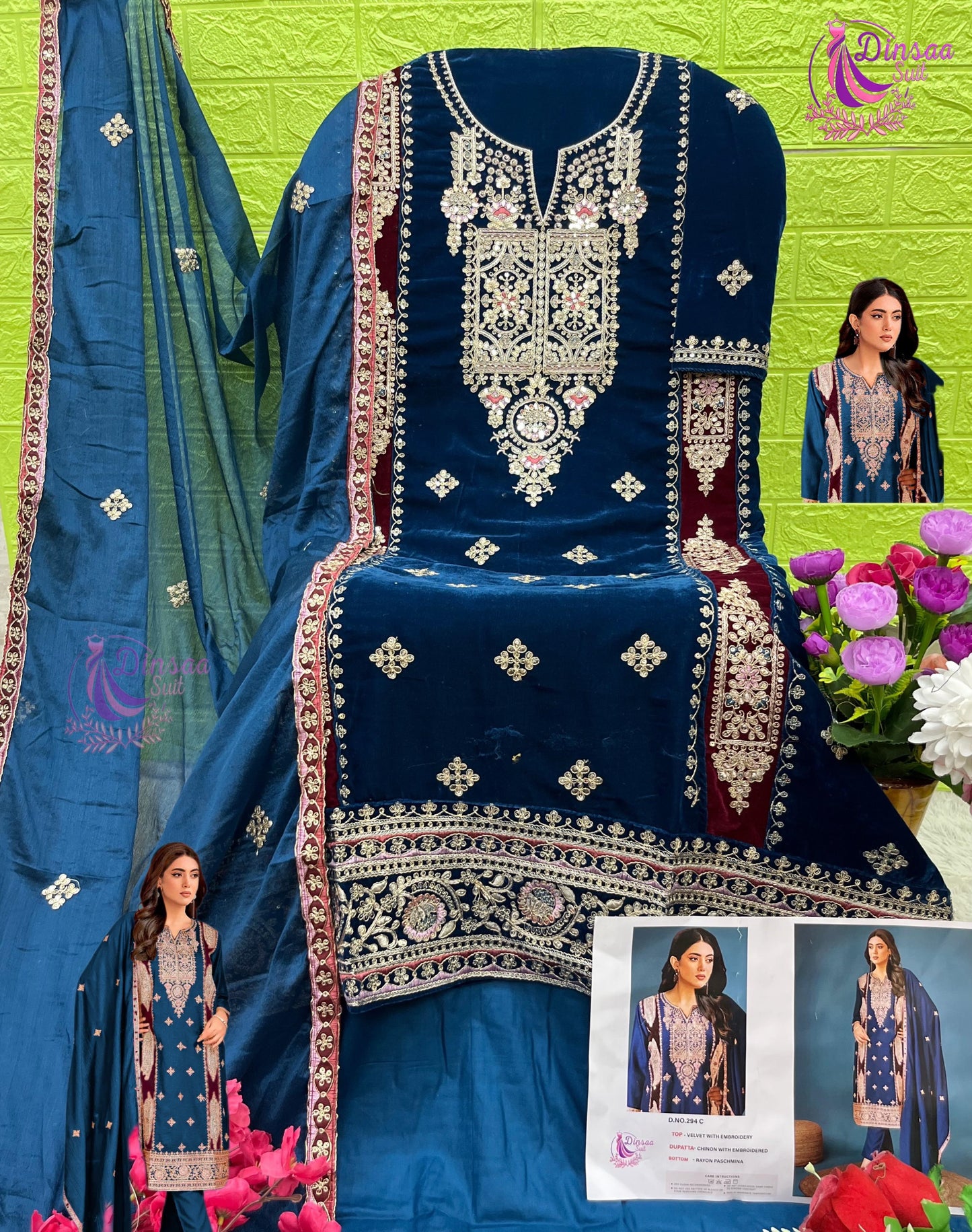 294C Dinsaa Suit Pakistani Salwar Suits