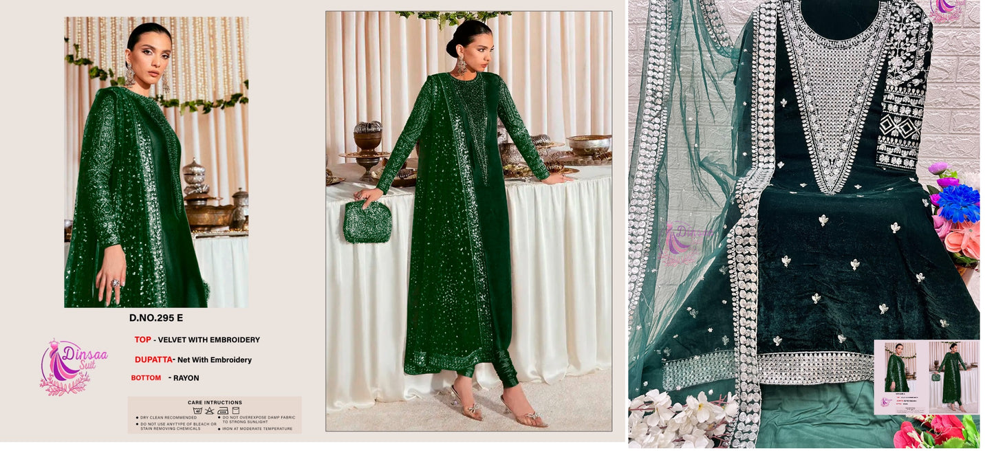295E Dinsaa Suit Pakistani Salwar Suits