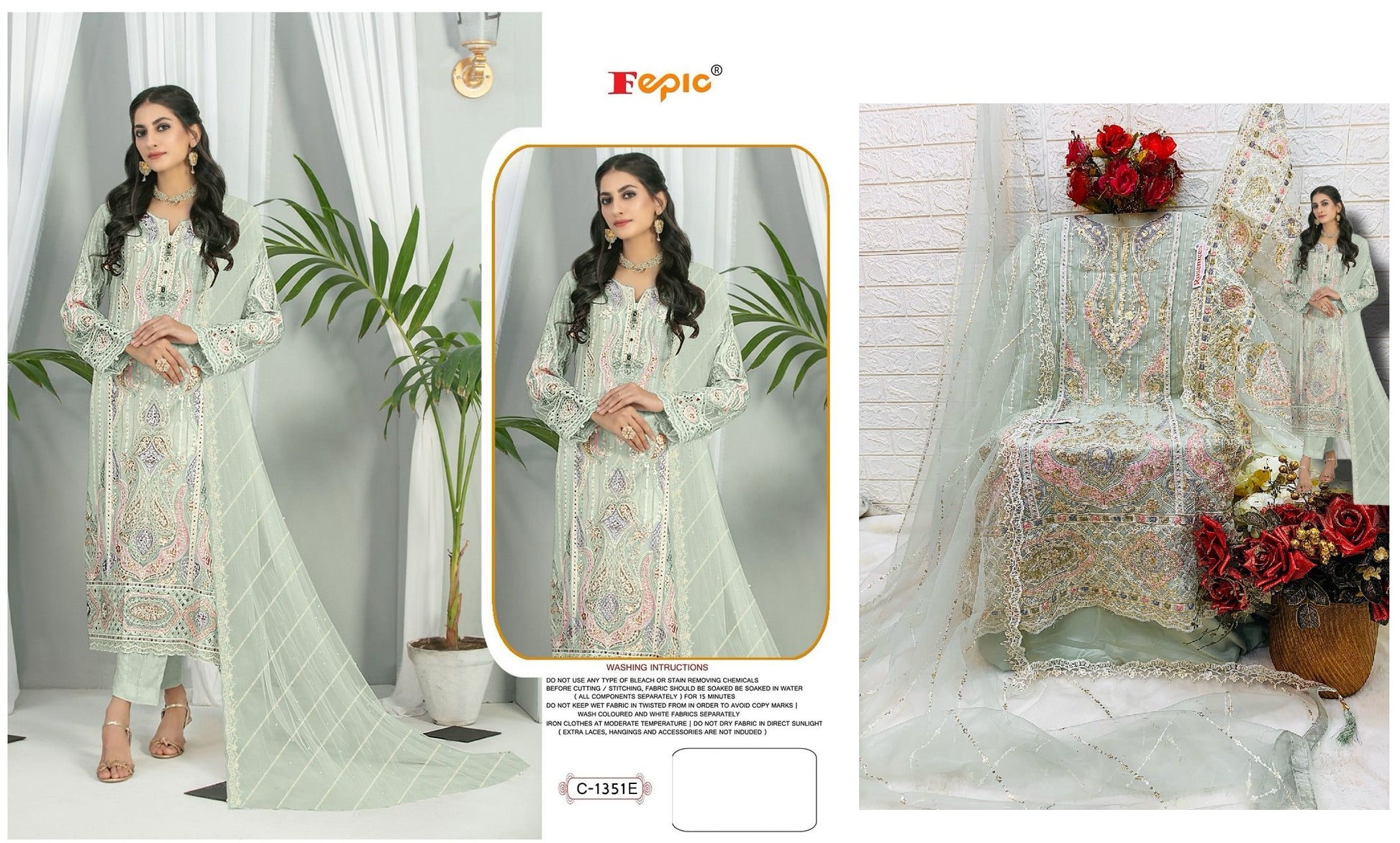 C-1351E Fepic Pakistani Salwar Suits