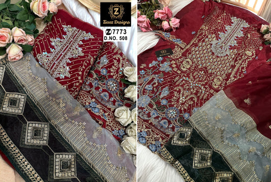 508 Ziaaz Designs Pakistani Salwar Suits