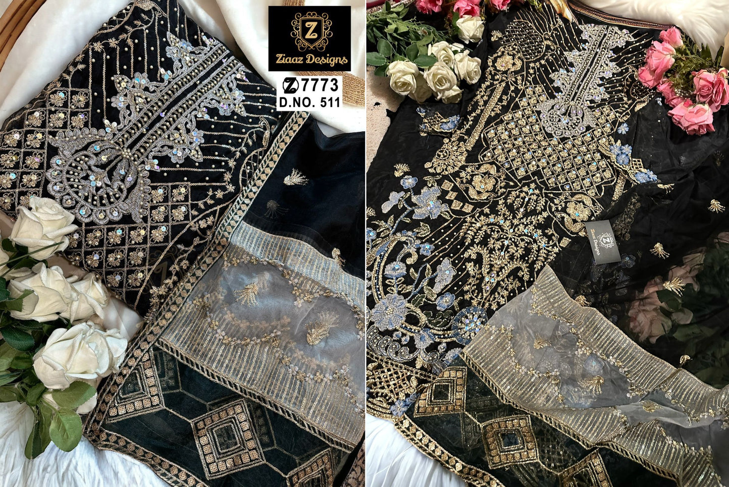 511 Ziaaz Designs Pakistani Salwar Suits