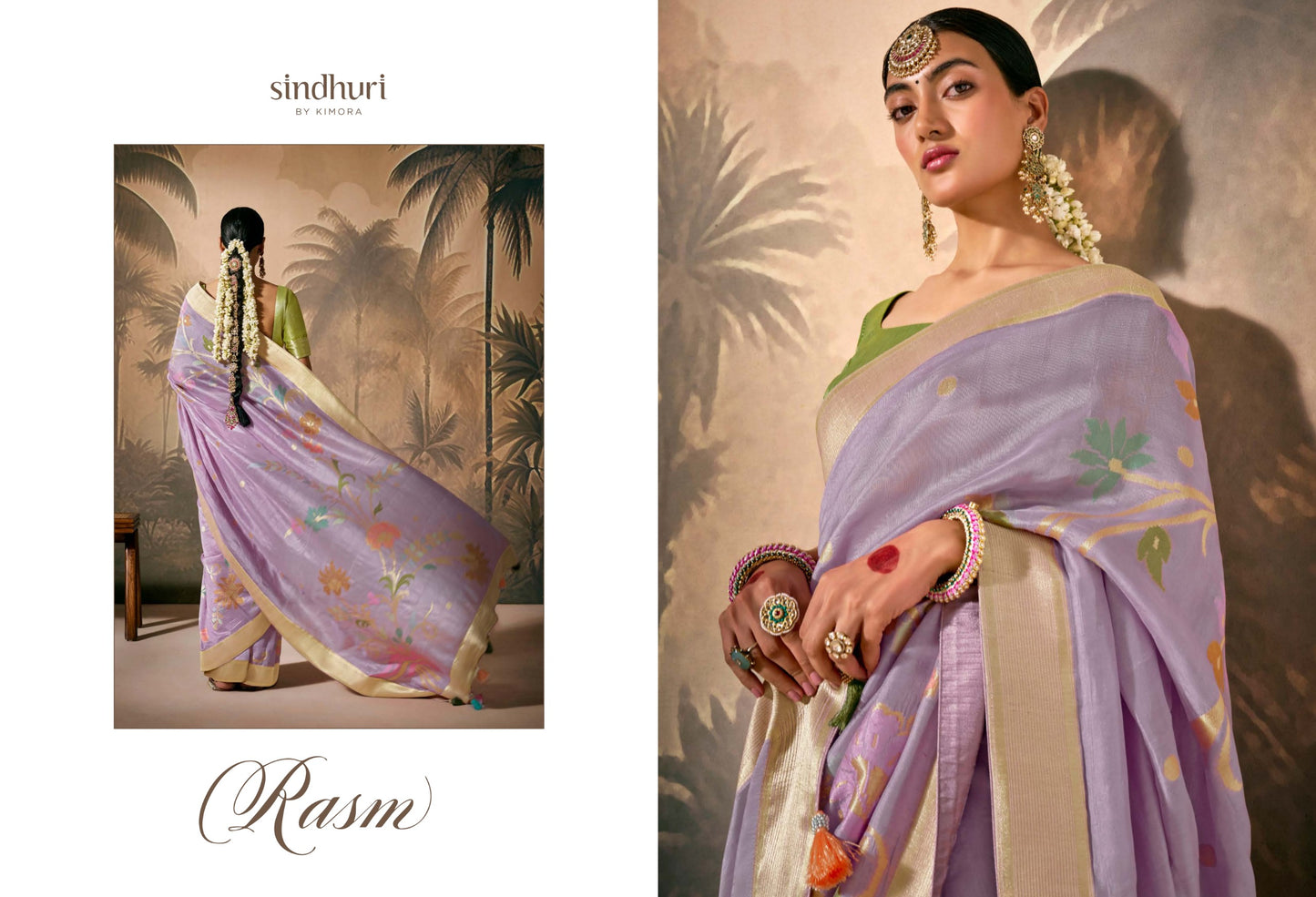 299 Rasm Kimora Sindhuri Zari Work Sarees