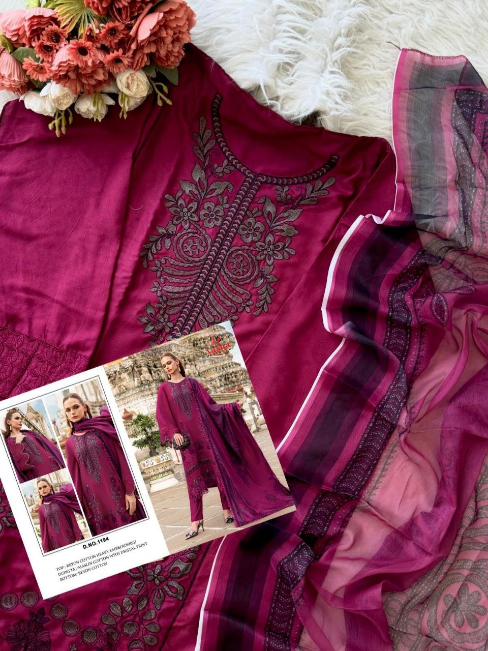 1194 Aasha Designer Pakistani Salwar Suit