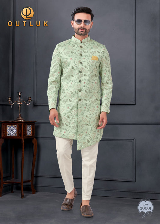30001 Wedding Collection Vol 30 Outluk Embroidery Mens Kurta Pyjama