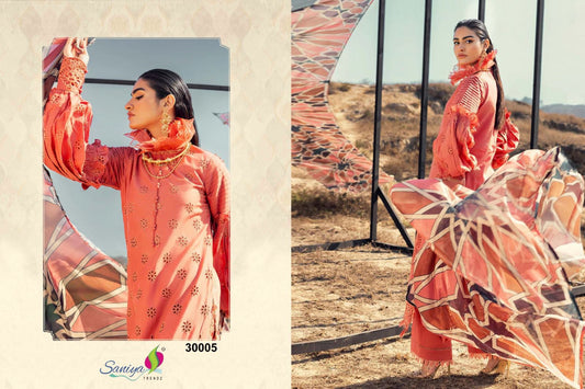 30005 Adan Libas Chikankari Nx 30 Saniya Trendz Embroidery Pakistani Salwar Suits
