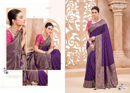 3001 Nyra Vol 1 Anmol Creations Viscose Sarees
