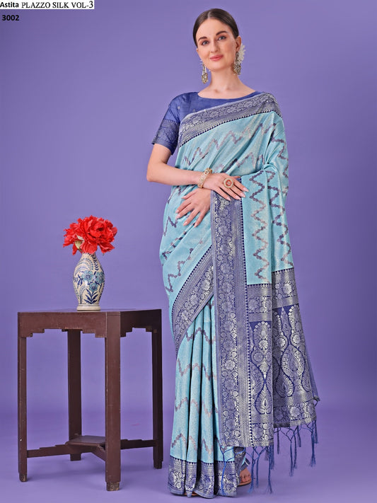 3002 Plazzo Vol 3 Astita Silk Sarees