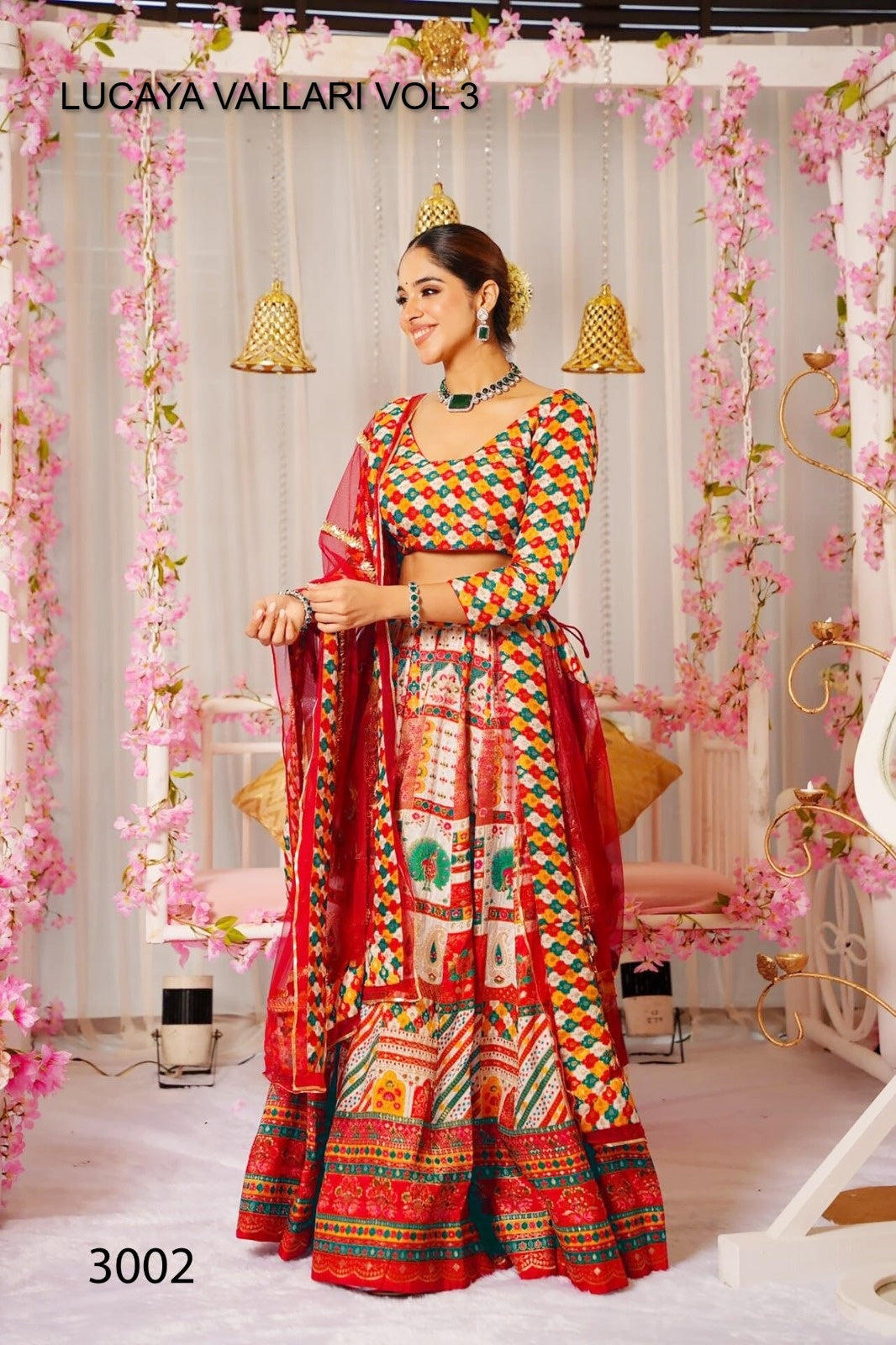 3002 Vallari Vol 3 Lucaya Silk Readymade Lehenga Choli