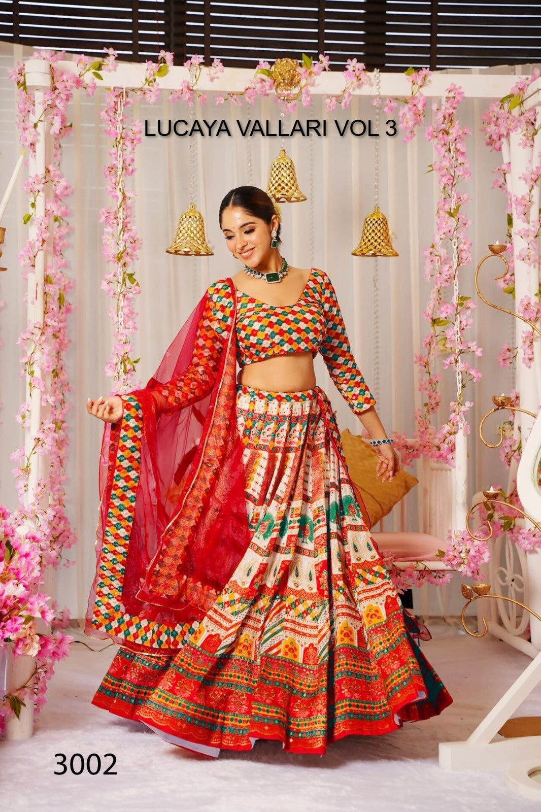 3002 Vallari Vol 3 Lucaya Silk Readymade Lehenga Choli