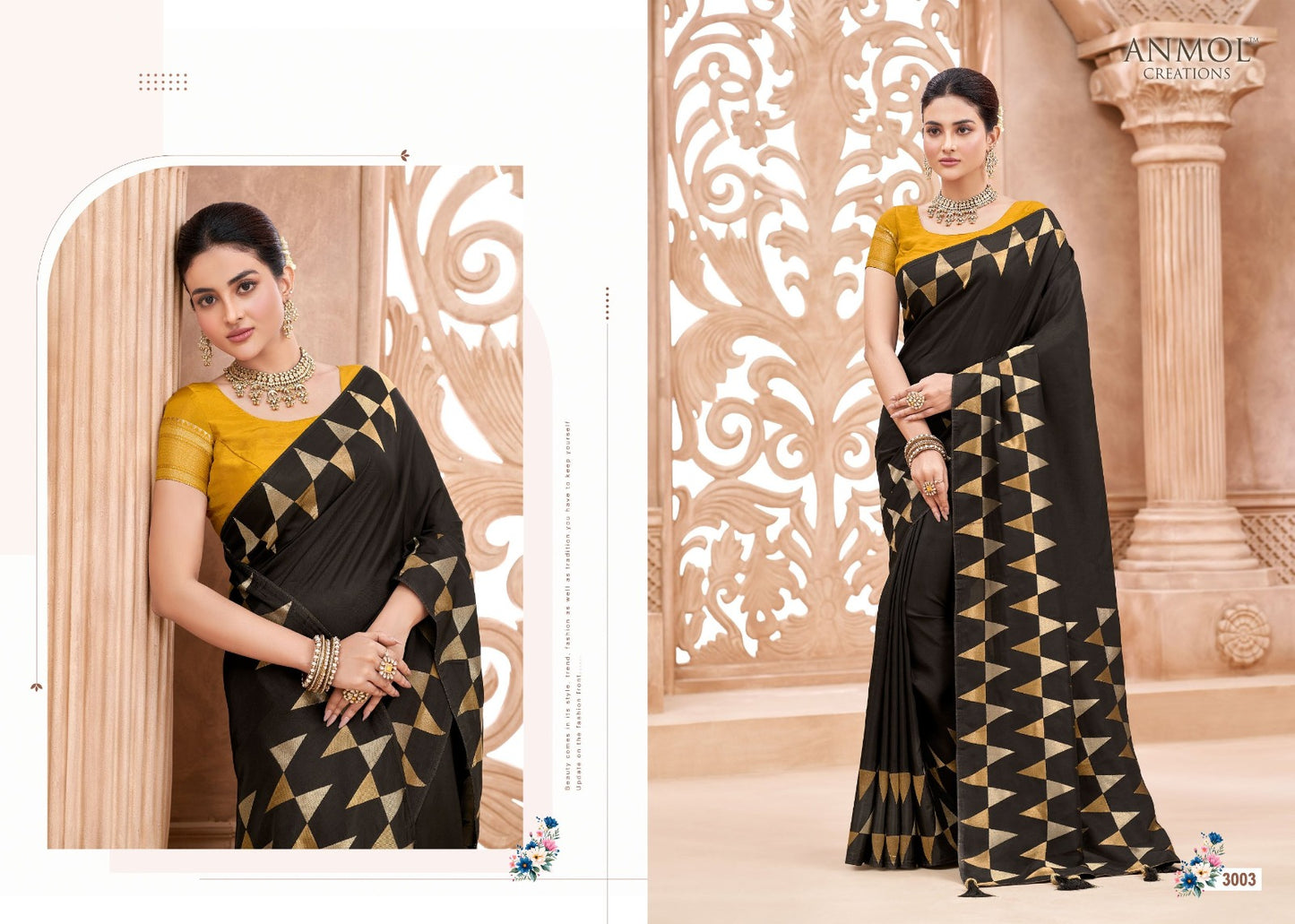 3003 Nyra Vol 1 Anmol Creations Viscose Sarees