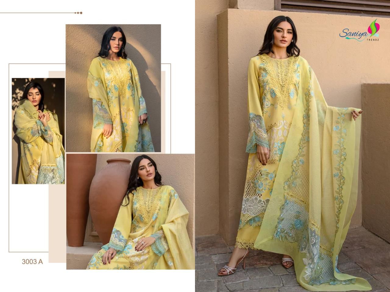 3003 Rang Rasiya Color Edition Nx Vol 3 Saniya Trendz Cotton Pakistani Salwar Suits