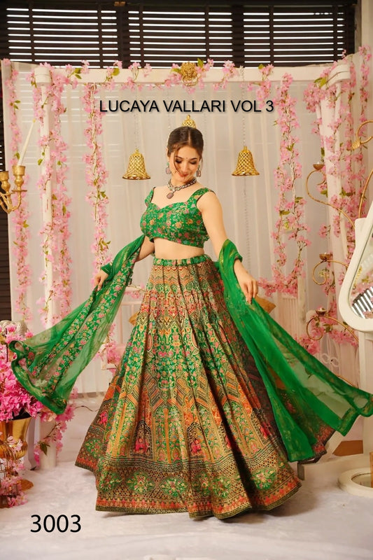 3003 Vallari Vol 3 Lucaya Silk Readymade Lehenga Choli