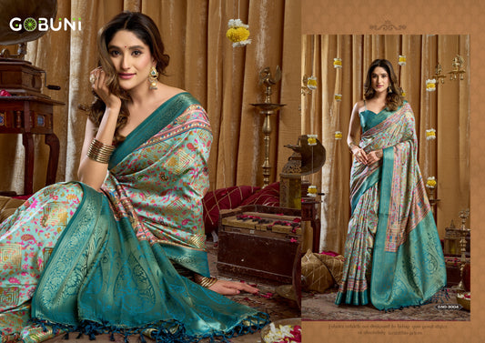 3004 Simran Gobuni Banarasi Sarees