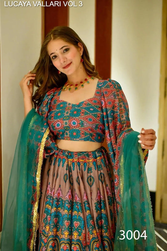 3004 Vallari Vol 3 Lucaya Silk Readymade Lehenga Choli