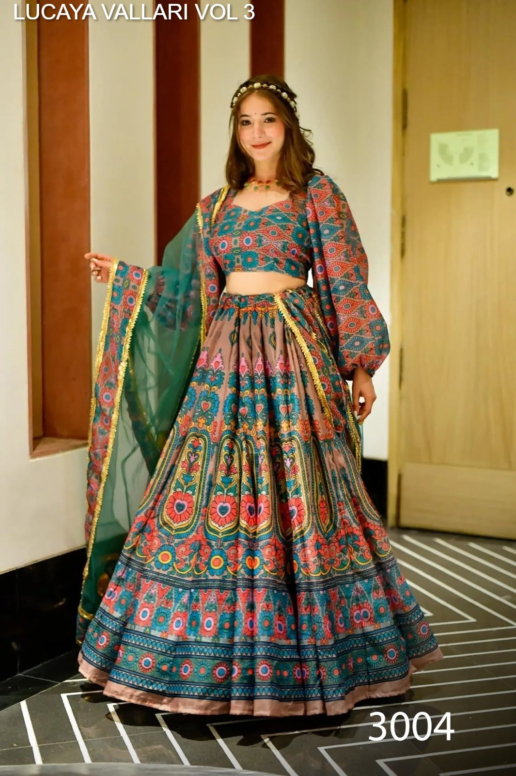 3004 Vallari Vol 3 Lucaya Silk Readymade Lehenga Choli