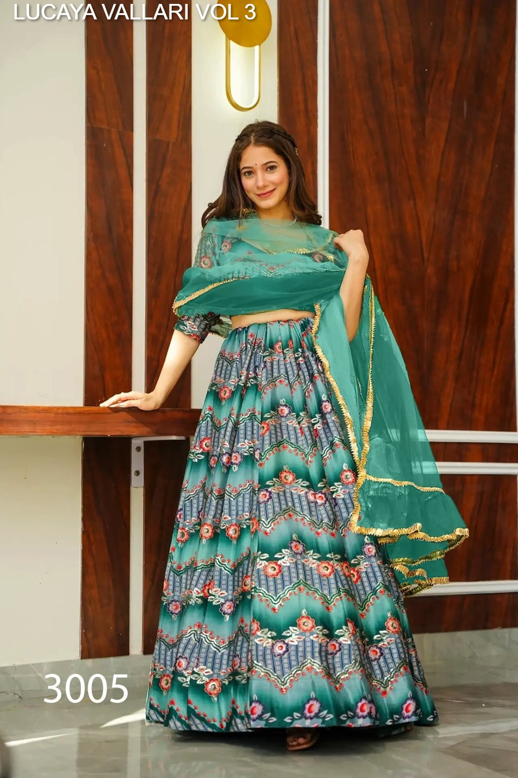 3005 Vallari Vol 3 Lucaya Silk Readymade Lehenga Choli